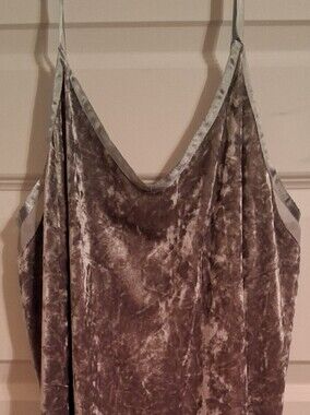SHIFT Crushed Velvet A-Line Dress in Silver Gray